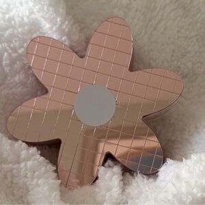 Elegant Flower-Shaped Home Accent in Rose Gold